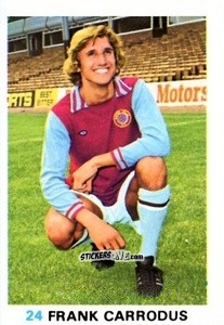 Cromo Frank Carrodus - Soccer Stars 1977-1978
 n. 24 - FKS