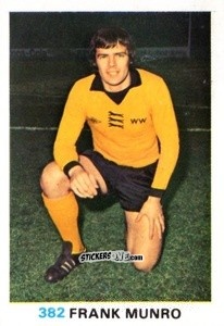 Sticker Frank Munro - Soccer Stars 1977-1978
 n. 382 - FKS