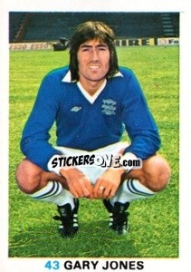 Sticker Gary Jones - Soccer Stars 1977-1978
 - FKS