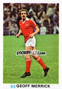 Sticker Geoff Merrick - Soccer Stars 1977-1978
 n. 83 - FKS