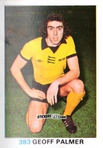 Sticker Geoff Palmer - Soccer Stars 1977-1978
 n. 383 - FKS