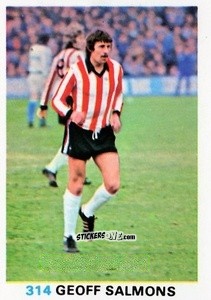 Sticker Geoff Salmons - Soccer Stars 1977-1978
 n. 314 - FKS
