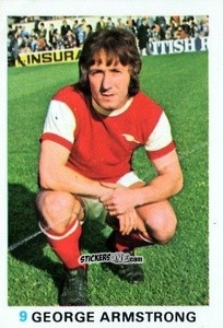 Sticker George Armstrong - Soccer Stars 1977-1978
 n. 9 - FKS