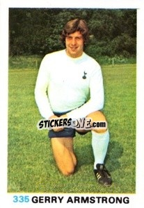 Sticker Gerry Armstrong - Soccer Stars 1977-1978
 - FKS