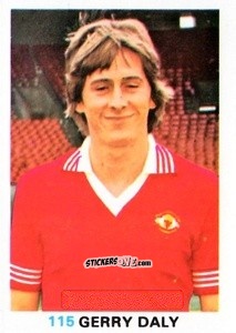 Sticker Gerry Daly - Soccer Stars 1977-1978
 n. 115 - FKS