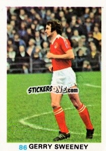 Sticker Gerry Sweeney - Soccer Stars 1977-1978
 - FKS
