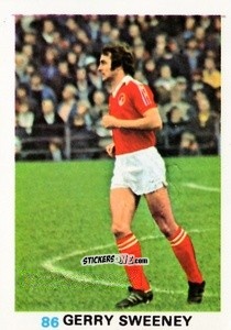 Sticker Gerry Sweeney - Soccer Stars 1977-1978
 n. 86 - FKS