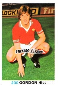 Sticker Gordon Hill - Soccer Stars 1977-1978
 - FKS
