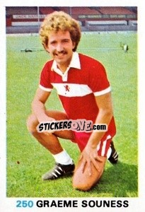 Cromo Graham Souness - Soccer Stars 1977-1978
 - FKS