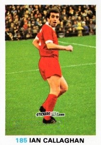 Sticker Ian Callaghan - Soccer Stars 1977-1978
 n. 185 - FKS