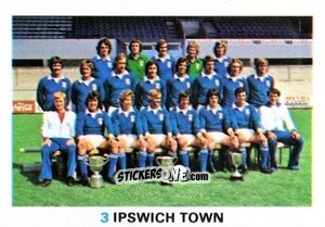 Sticker Ipswich Town - Soccer Stars 1977-1978
 n. 3 - FKS