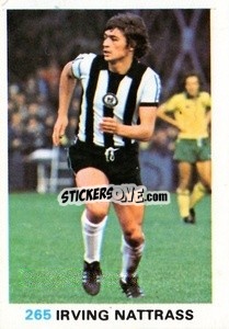 Sticker Irving Nattrass - Soccer Stars 1977-1978
 - FKS