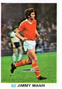 Sticker James Mann - Soccer Stars 1977-1978
 n. 82 - FKS