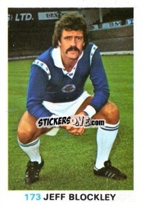 Cromo Jeff Blockley - Soccer Stars 1977-1978
 - FKS
