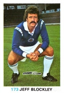 Cromo Jeff Blockley - Soccer Stars 1977-1978
 - FKS