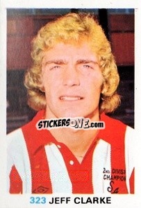 Cromo Jeff Clarke - Soccer Stars 1977-1978
 - FKS