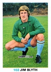 Sticker Jim Blyth - Soccer Stars 1977-1978
 n. 102 - FKS