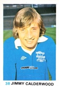 Sticker Jim Calderwood - Soccer Stars 1977-1978
 n. 38 - FKS