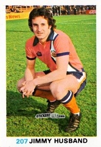 Sticker Jim Husband - Soccer Stars 1977-1978
 n. 207 - FKS
