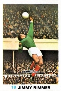 Cromo Jimmy Rimmer - Soccer Stars 1977-1978
 n. 18 - FKS