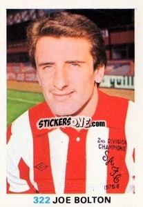 Sticker Joe Bolton - Soccer Stars 1977-1978
 - FKS