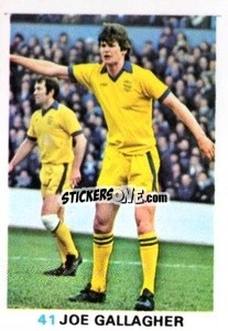 Sticker Joe Gallagher - Soccer Stars 1977-1978
 - FKS