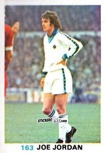 Sticker Joe Jordan - Soccer Stars 1977-1978
 n. 163 - FKS