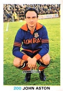 Cromo John Aston - Soccer Stars 1977-1978
 n. 200 - FKS