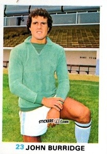 Sticker John Burridge - Soccer Stars 1977-1978
 - FKS