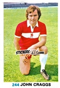 Sticker John Craggs - Soccer Stars 1977-1978
 - FKS