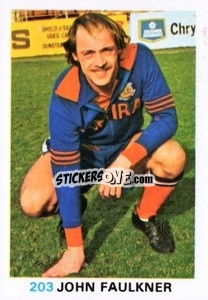Sticker John Faulkner - Soccer Stars 1977-1978
 - FKS