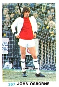 Sticker John Osborne - Soccer Stars 1977-1978
 n. 357 - FKS