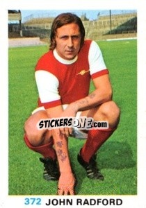 Sticker John Radford - Soccer Stars 1977-1978
 - FKS