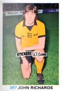Sticker John Richards - Soccer Stars 1977-1978
 n. 387 - FKS