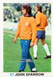Cromo John Sparrow - Soccer Stars 1977-1978
 n. 97 - FKS