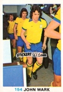 Sticker John Wark - Soccer Stars 1977-1978
 n. 154 - FKS