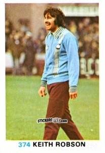 Cromo Keith Robson - Soccer Stars 1977-1978
 n. 374 - FKS