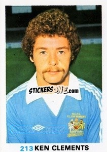 Sticker Ken Clements - Soccer Stars 1977-1978
 - FKS