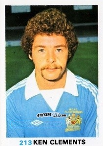Figurina Ken Clements - Soccer Stars 1977-1978
 n. 213 - FKS