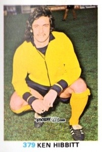 Sticker Ken Hibbitt - Soccer Stars 1977-1978
 n. 379 - FKS