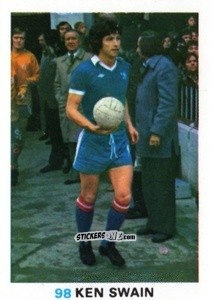 Sticker Ken Swain - Soccer Stars 1977-1978
 n. 98 - FKS