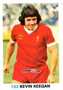 Sticker Kevin Keegan - Soccer Stars 1977-1978
 n. 192 - FKS