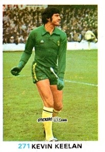 Figurina Kevin Keelan - Soccer Stars 1977-1978
 n. 271 - FKS