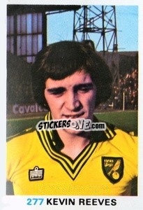Cromo Kevin Reeves - Soccer Stars 1977-1978
 - FKS