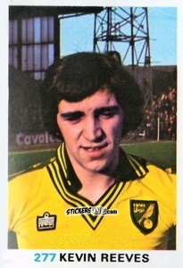Sticker Kevin Reeves - Soccer Stars 1977-1978
 n. 277 - FKS