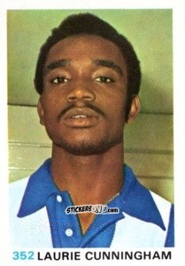 Sticker Laurie Cunningham - Soccer Stars 1977-1978
 n. 352 - FKS