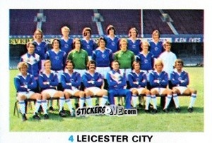 Sticker Leicester City - Soccer Stars 1977-1978
 n. 4 - FKS
