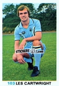 Sticker Les Cartwright - Soccer Stars 1977-1978
 - FKS