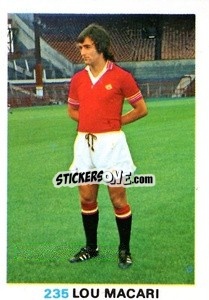 Sticker Lou Macari - Soccer Stars 1977-1978
 n. 235 - FKS