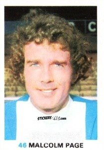 Cromo Malcolm Page - Soccer Stars 1977-1978
 - FKS